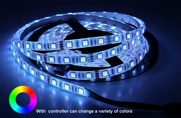 SAA делают SMD водостойким 5050 Rgb привели свет прокладки 5m 12v 24v 14,4 ватта