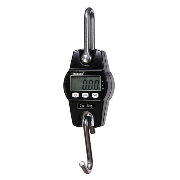 150kg Digital Hanging Weighing Scales Alloy Case Lcd Display With Zero Function