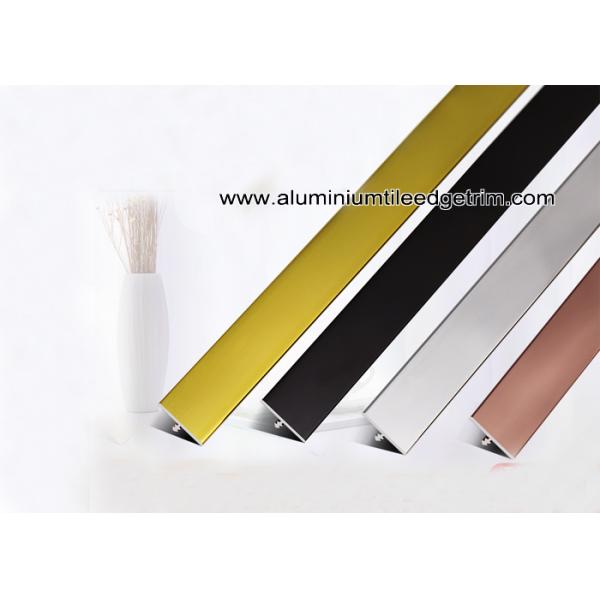 6mm / 8mm Aluminium T Shape Division Bar For Furniture Trim / Decor