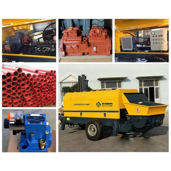 Truck Mounted Concrete Pumping Equipment Electric Engine Type CE ISO Approved