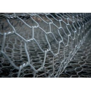 Серый цвет красит Pvc покрыл корзины Gabion почвы сплетенные сохранением воды