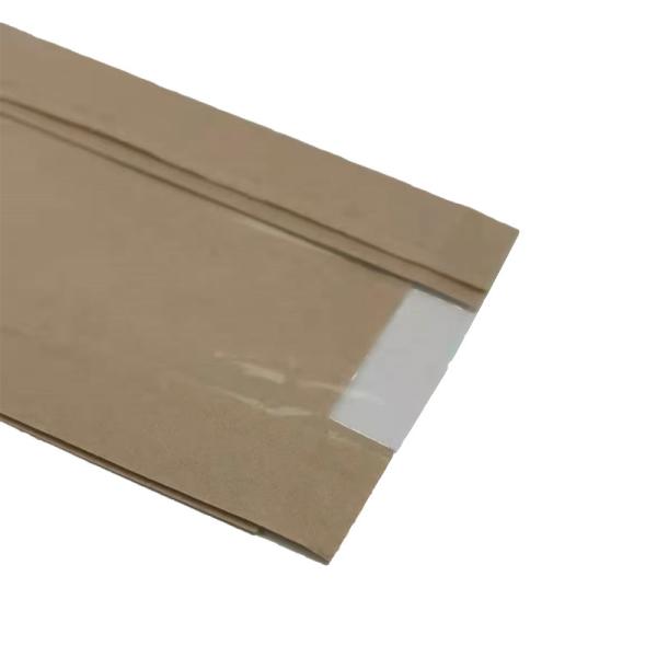 Greaseproof Pinch Bottom Paper Bags For Cookies Candy Snack Bread With Transparent Window