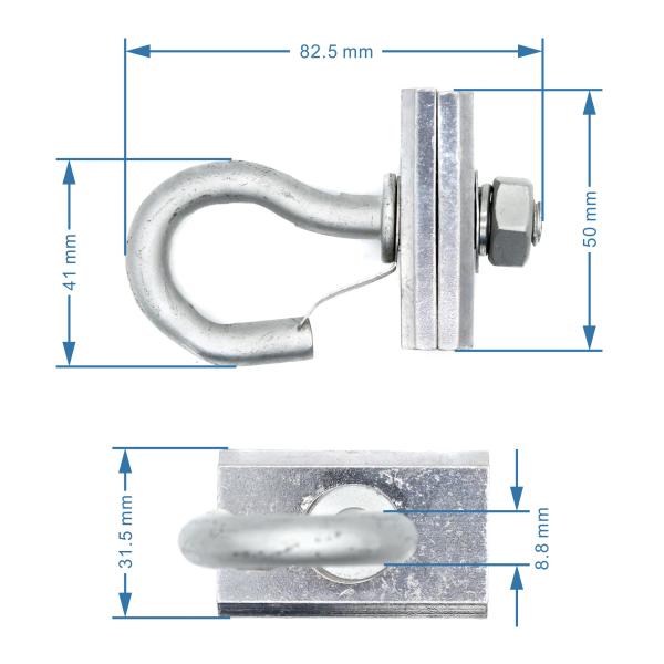 65*65*54мм Клип натяжения кабеля с Bluetooth сетью и C-тип ретрактор крючком