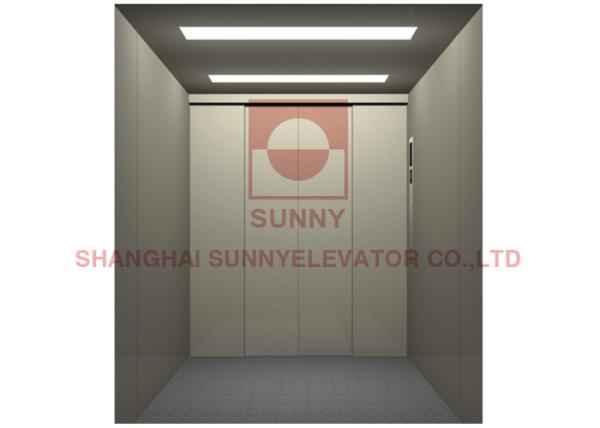 5000KG Painted Steel Industrial Commercial Cargo Lifts VVVF Control