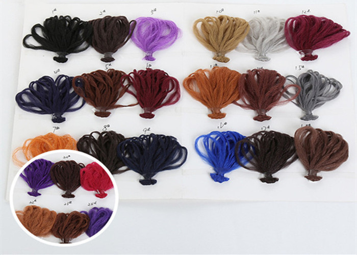 Brazilian Wool Hair 100% Acrylic Knitting Yarn , Hand and Machine Knitting Blended Yarn Scale Hair 70G