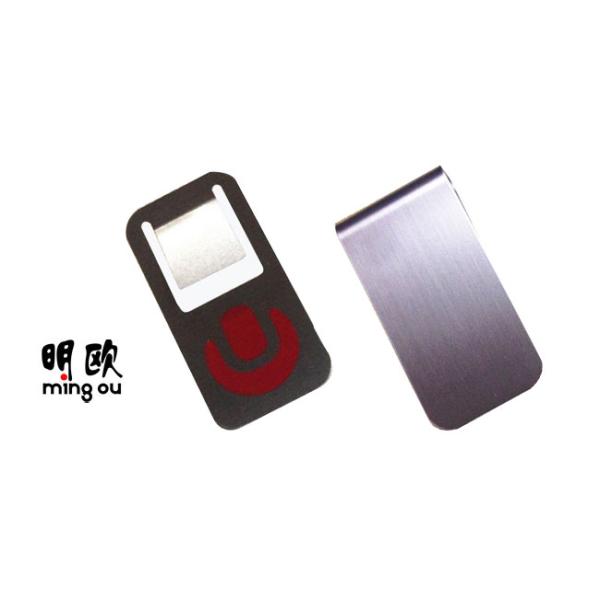 Business Style Strongest Red Metal Money Clip For Men Brush Nickel Electroplate