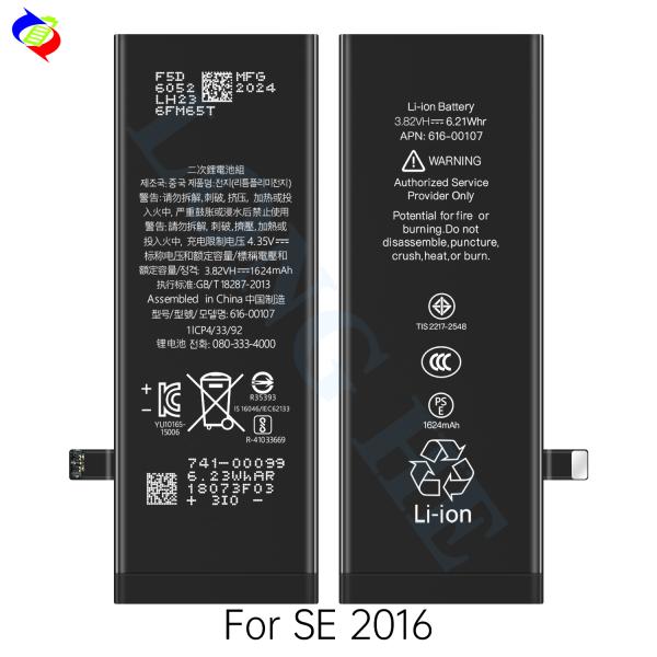AAA Lithium Polymer Battery for iPhone SE 2016 0 Cycle Cell Mobile Phone Batteries