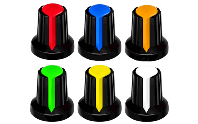 AG2 Пластмассовый потенциометр Кнопка 15X17MM WH148 Кнопка Диаметр 6 мм Кап.