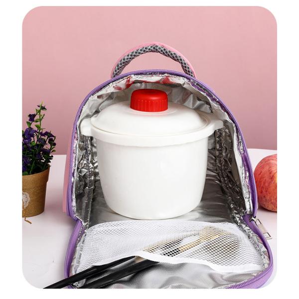 Food Cartoon Kids Cooler Lunch Bags Portable thermal bag for Girl Insulation bag
