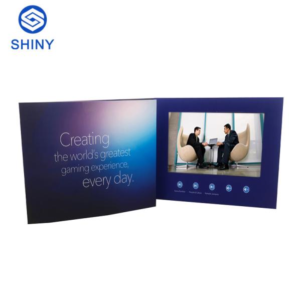 7 Inch LCD Display Blank Video Name Business Card For Real Estate Gift Market