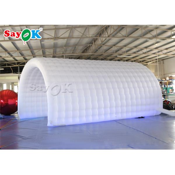 Купольная надувная палатка Белая Оксфордская ткань Надувная палатка 6*3*3mH Для спортивных соревнований