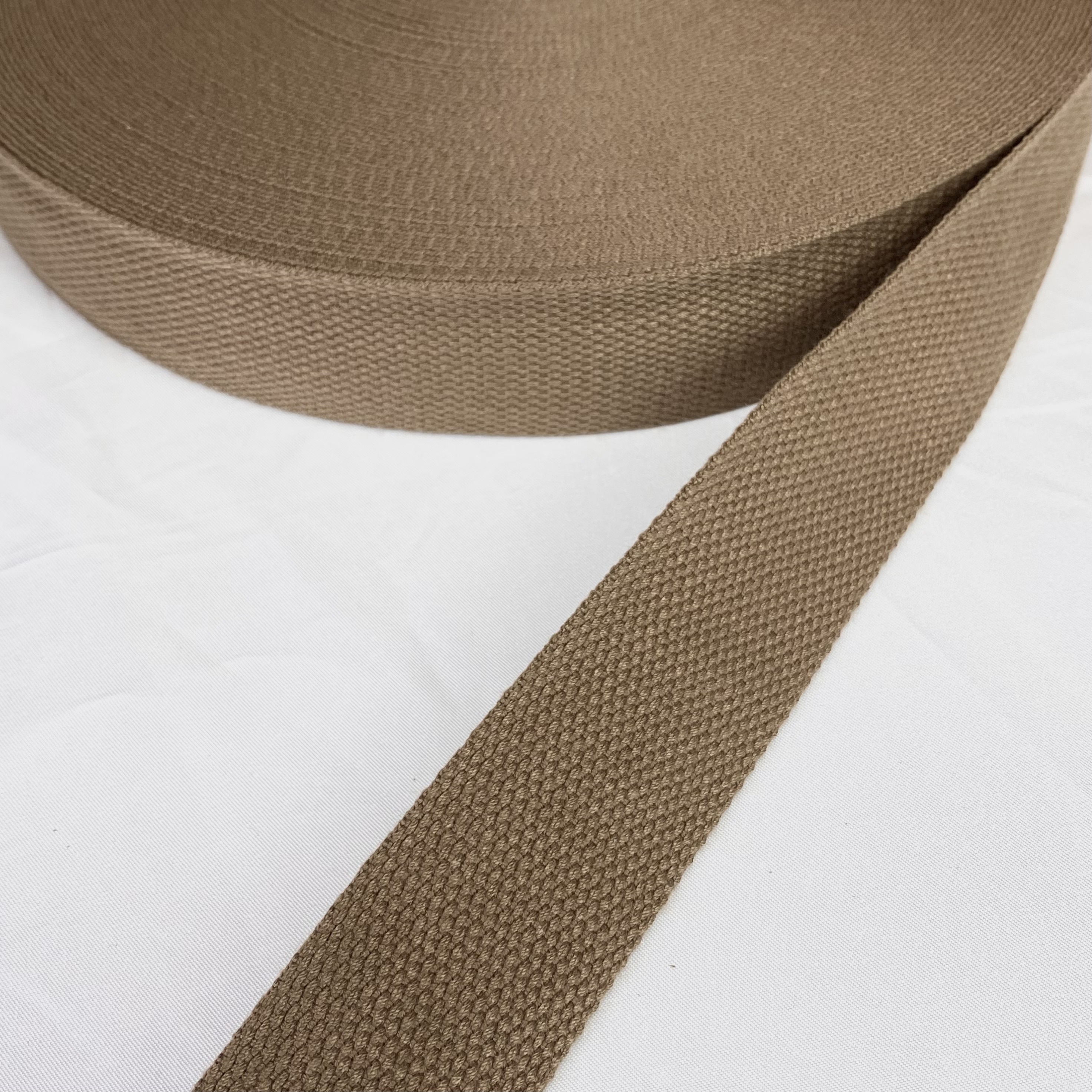 Soft bead Polyester-cotton webbing in a variety of colors Dupont Tote bag strap Textiles