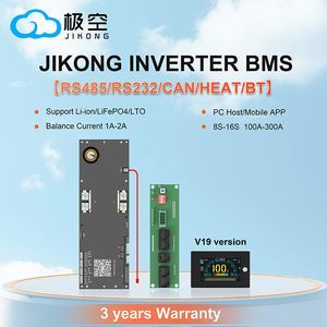 Jk Pb2a16s30p BMS for Solar Energy Storage 16s 48V 100A 150A 200A Compatible with Deye/Growatt