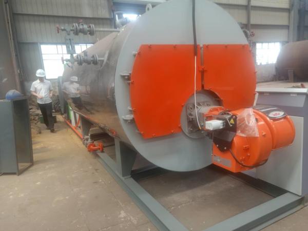 WNS 10t/H 0.7Mpa 1.0Mpa 1.2Mpa  Oil Gas Fired Fire Tube Steam Boiler For Chemical Industry