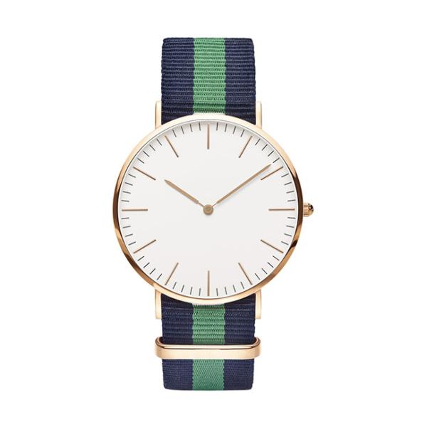 ODM Women Quartz Wrist Watch 5ATM Waterproof Nylon Band Watch