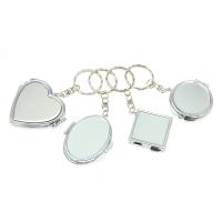 Blank Sublimation Keychain Mirror Photo Pocket Compact Mirror