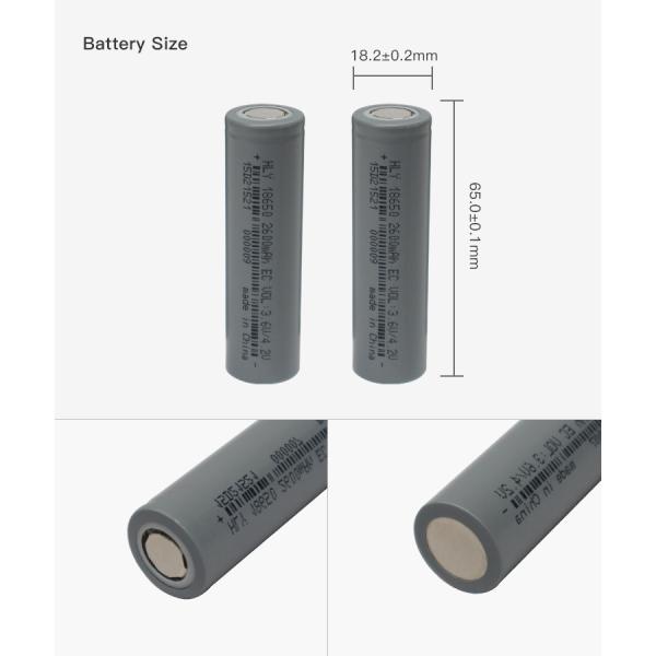 Глубокий литий 18650 цикла 3,7 батарея вольта 2600mah перезаряжаемые для электрических скутеров