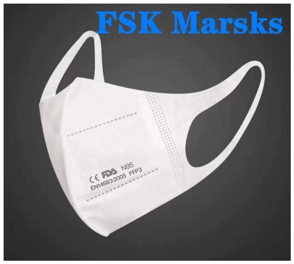 Disposable Mouth Mask Ffp3 Medical Mask Virus Face Guard With Flexible Earloop