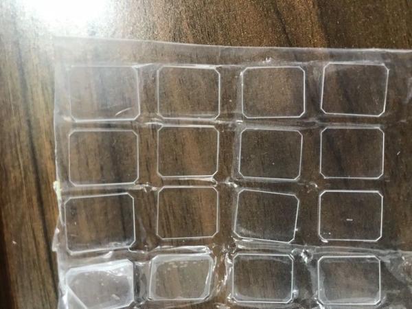 Lado dobro vidro sintético lustrado da safira espessura de 10 x de 12.3mm 0.5mm