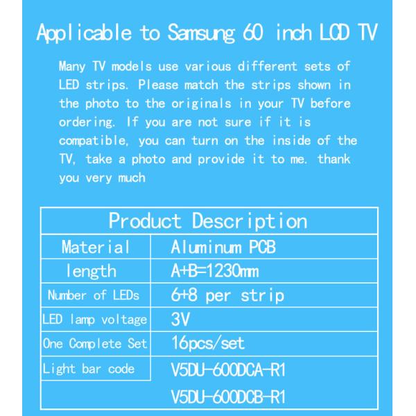 V5DU-600DCA-R1 UE60KU6000K CY-GK060HQSV1H GJ060HGSV7H BN96-39663A