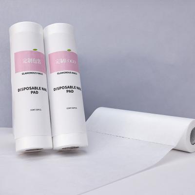 Serviette de table jetable blanche imperméable pour ongles