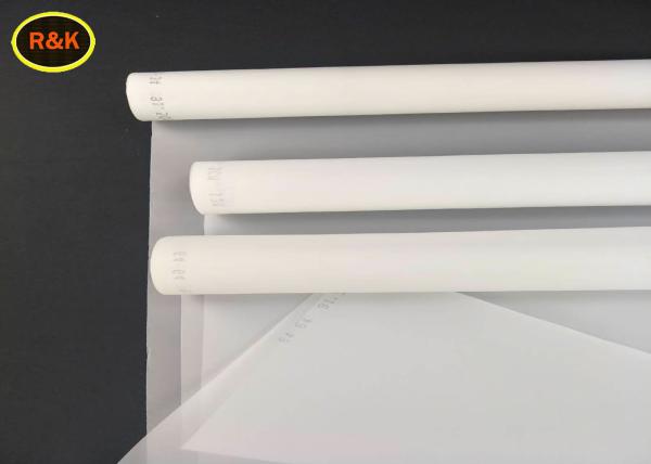 280 Mesh White Polyester Screen Printing Mesh Textile Screen Printing Low Elasticity