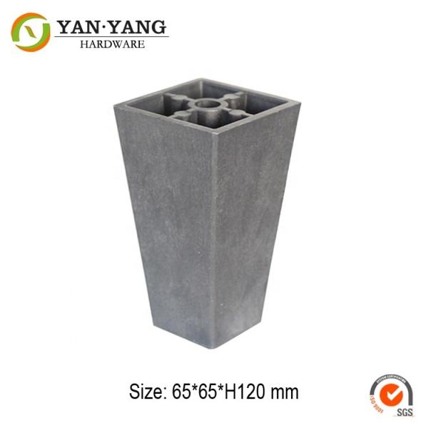 Furniture Accessory  Sofa Plastic Legs square shape high leg