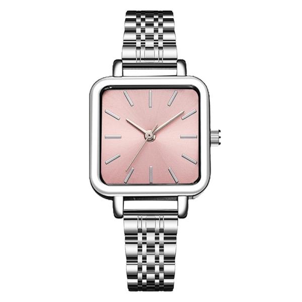 3ATM Waterproof Square Stainless Steel Quartz Watch Personality Ins Wind