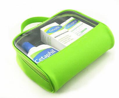 Large Capacity Clear Cosmetic & Toiletry Bags PVC For Travel