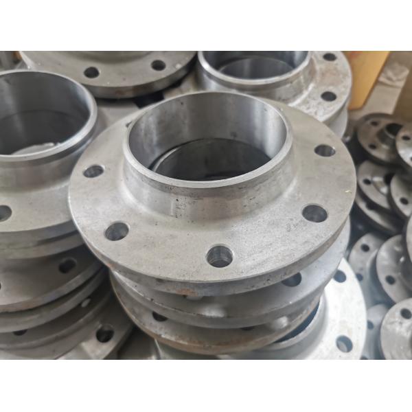 Zinc Plated 4 Inch Weld Neck Raised Face WNRF Flanges PN 25 for Oil and Gas Industry