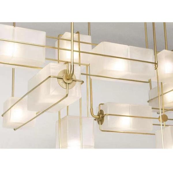 Кристально-белые светодиодные потолочные фонари 24W 48W 72W Bar Cafe Custom Pendant Light