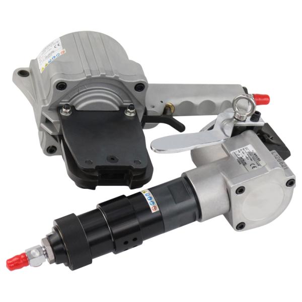 Pneumatic Steel Strap Tensioner And Sealer Tension Force 8.5KN Tension Speed 85mm/sec