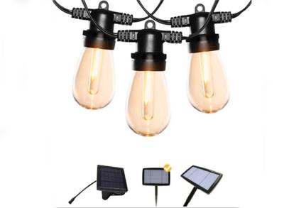 15M 48FT 15pcs S14 Outdoor Waterproof Lamp String Head Festival Decoration Outdoor Waterproof Lamp String