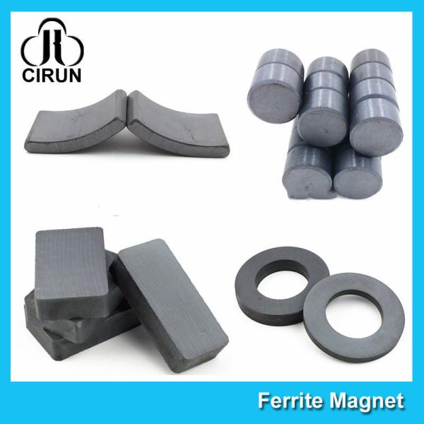 Industrial Sintered Permanent Ceramic Ferrite Magnet Block Ring Disc Arc Shaped