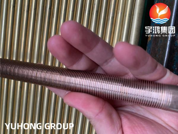 ASME B111 C70600 B111 C70600-O61 Copper Nickel Low Finned Tube For Heat Recovery Systems