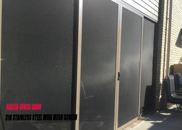 Black Stainless Steel Fly Screen Mesh Powder T revestido 316 0.9 Mm X 10 Mesh