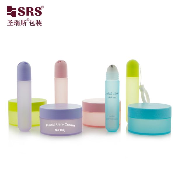 RPPG Dome Cap With Rope Plastic Roller Ball Bottle For Antiperspirant