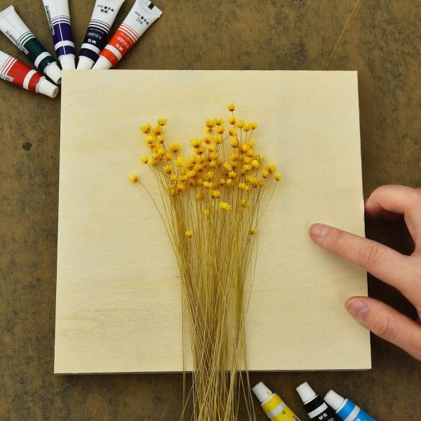 Unpolished wood cradle painting board is suitable for art and handicrafts wood canvas board