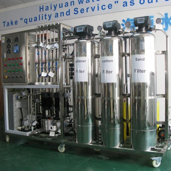 1.65kw Reverse Osmosis RO Plant , SS304 Dialysis Water Treatment Plant