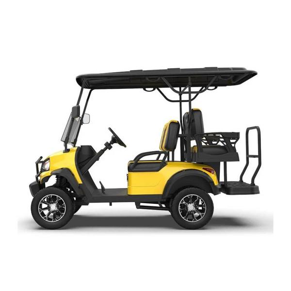 ODM / OEM Lively Yellow 4 places de course de fond électrique de grande capacité