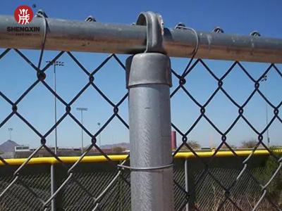 60x60mm Pvc Coated Galvanized Chain Link Fence 2m High Easily Assembled