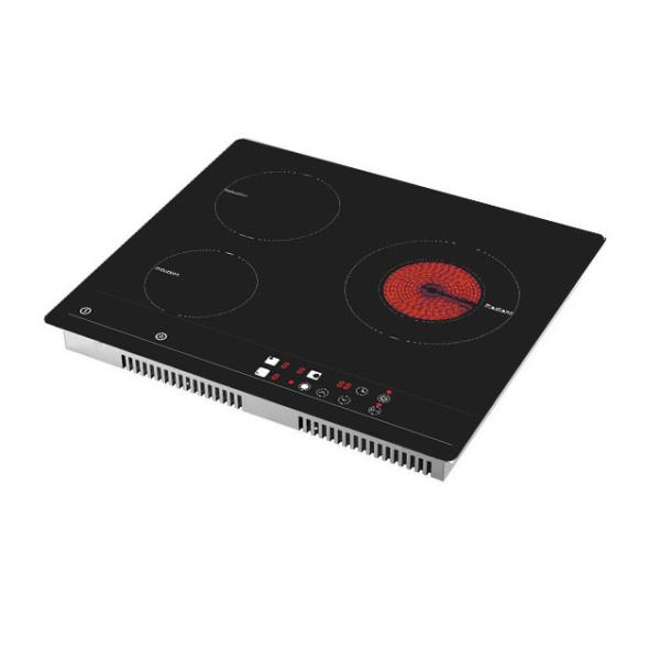 Mirror Printing Double Burner 5600W Ceramic Induction Stove