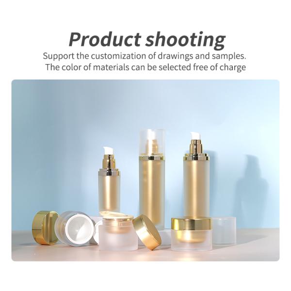 30g 50g Cosmetics Bottle Set Serum Cream Eye Cream Jar 50ml Pressing Toner Water Bottle