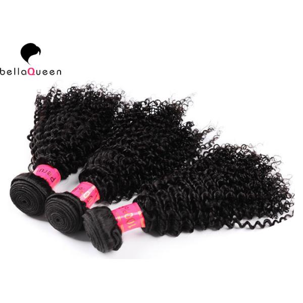 Отсутствие смешивания отсутствие утка Хяр волны перуанских человеческих волос путать Кинкы курчавого для дам