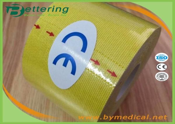 Kinesiology Physiotherapy Tape For Pain Relief , Cotton Sports Therapy Tape