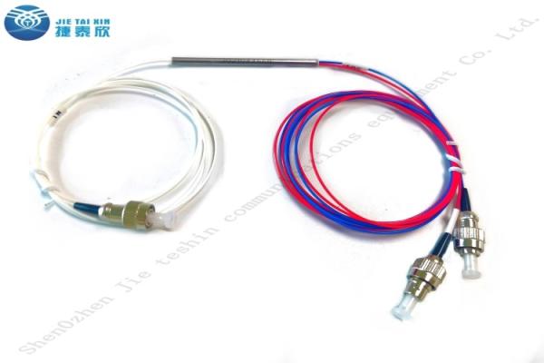 LC UPC 1x2 FBT Optical Coupler 1310 1490 1550nm Uniform Splitting
