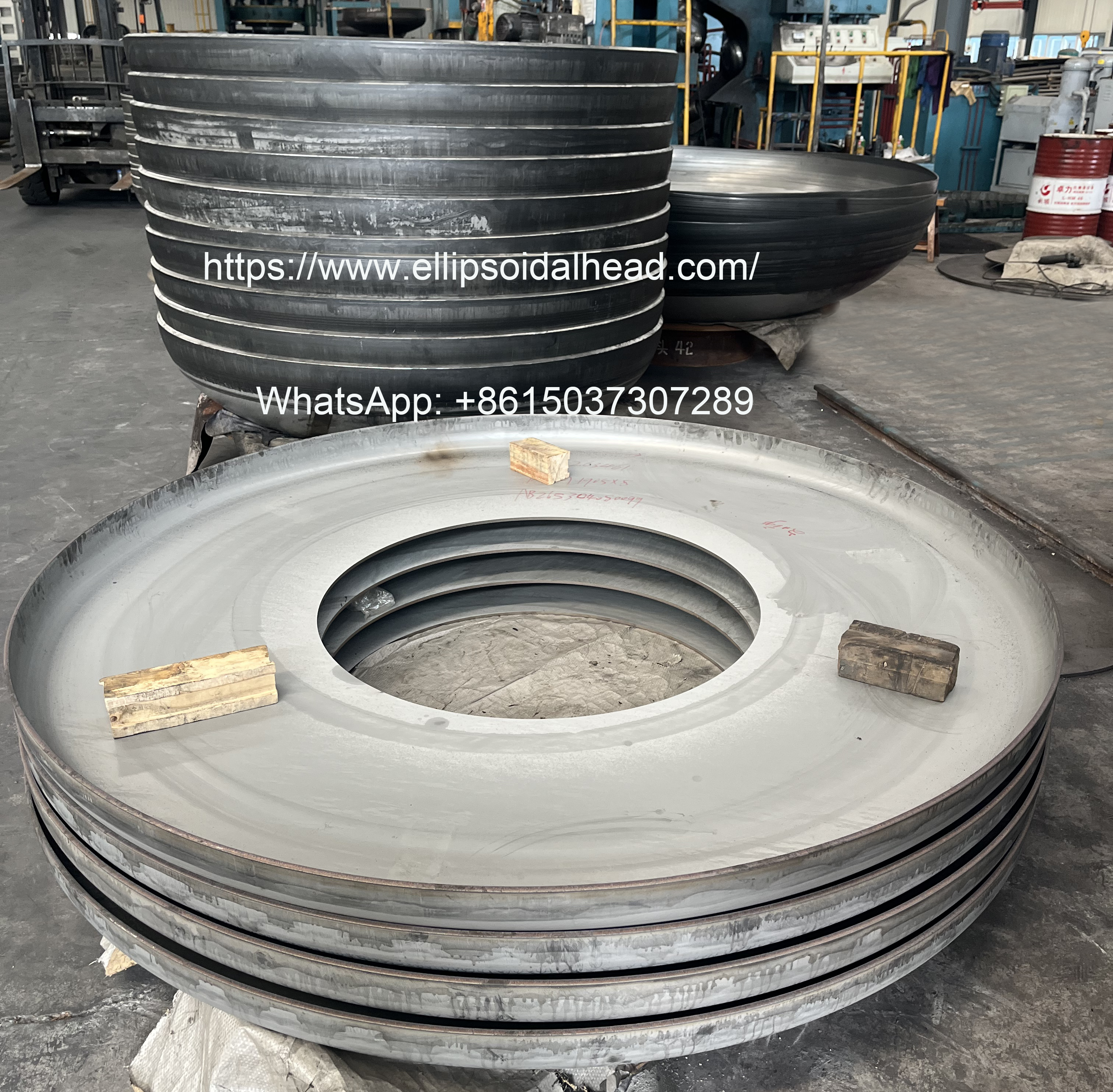 ASME Stainless Steel Flat Bottom Head for Pressure Vessel Tank from GJ Formed