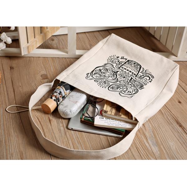 Utility Womens Canvas Bags , Foldable Shoulder Handbags Water Resistant