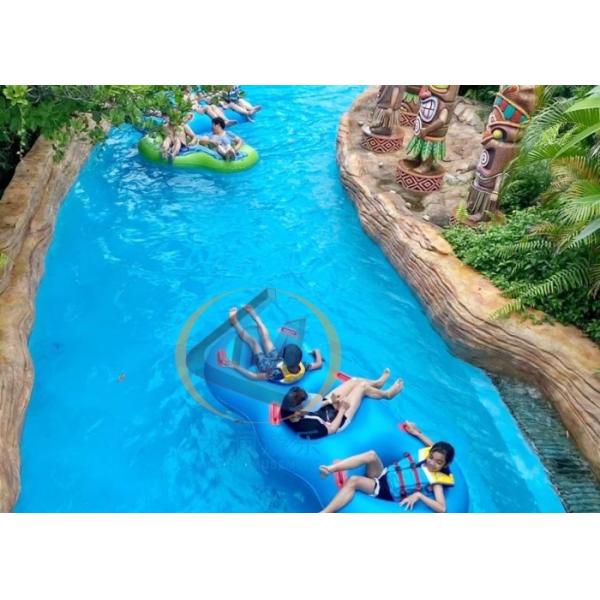 Single Tube Lazy River Water Park Aquatica Lazy River 3-4m Width For Outdoor Commercial Use
