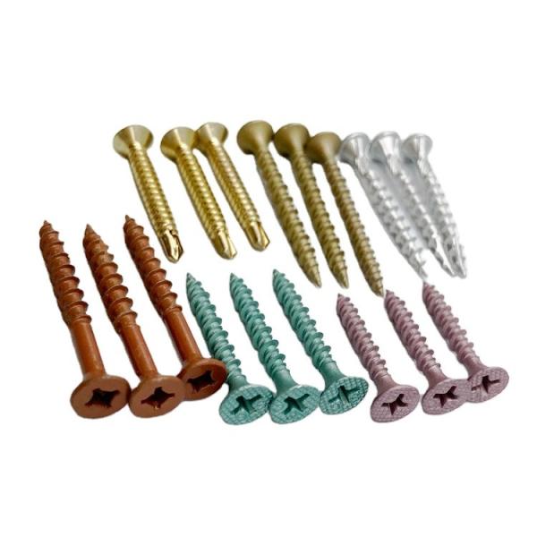 Metric Metal Screw Fasteners Q215 Alloy Steel Material Black Zinc Plating Three